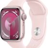 Apple Watch Series 9 MediaMarkt Apple Watch Series 9GPS 41mm Aluminium Rosé Sportarmband Hellrosa M/L