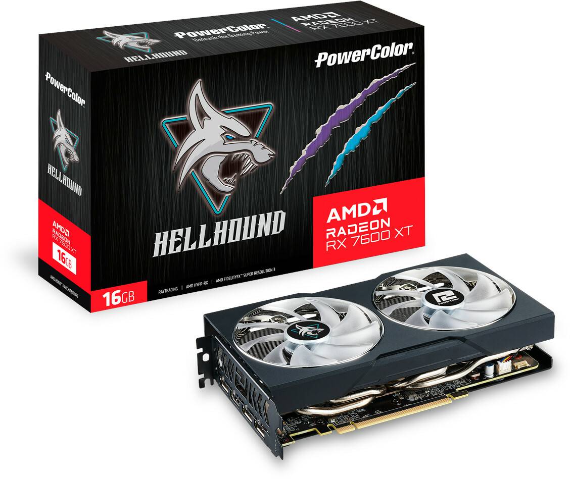 MediaMarkt Power Radeon RX 7600 XTHellhound Grafikkarten