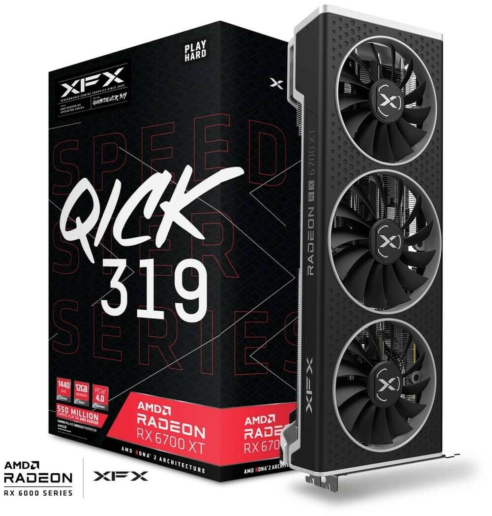 MediaMarkt XFX Radeon RX 6700 XTSpeedster QICK 319 BLACK Grafikkarten