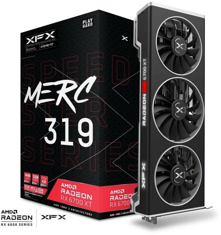 MediaMarkt XFX Radeon RX 6700 XTSpeedster MERC 319 BLACK Grafikkarten