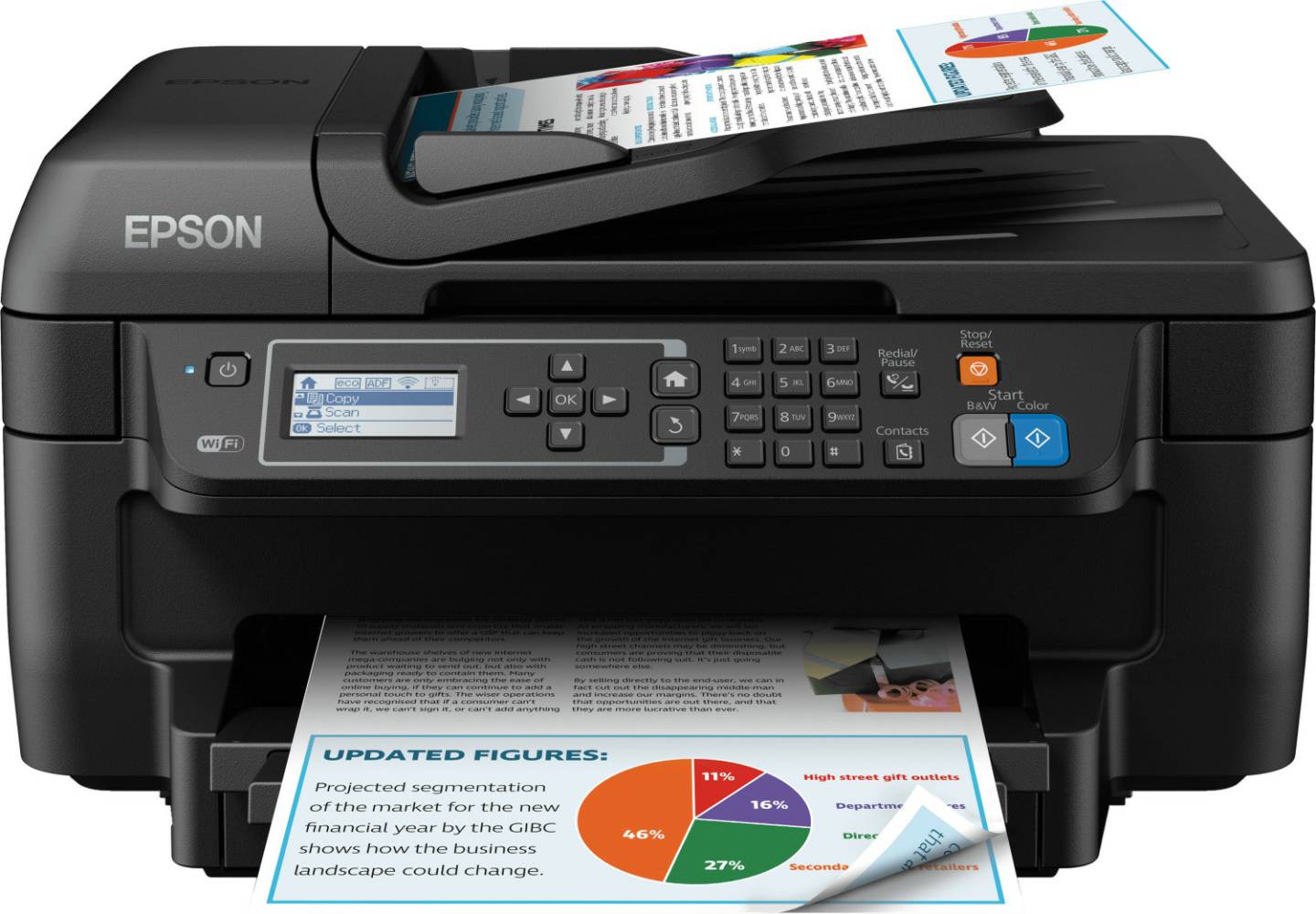 Multifunktionsdrucker MediaMarkt Epson WorkForce WF-2750DWF