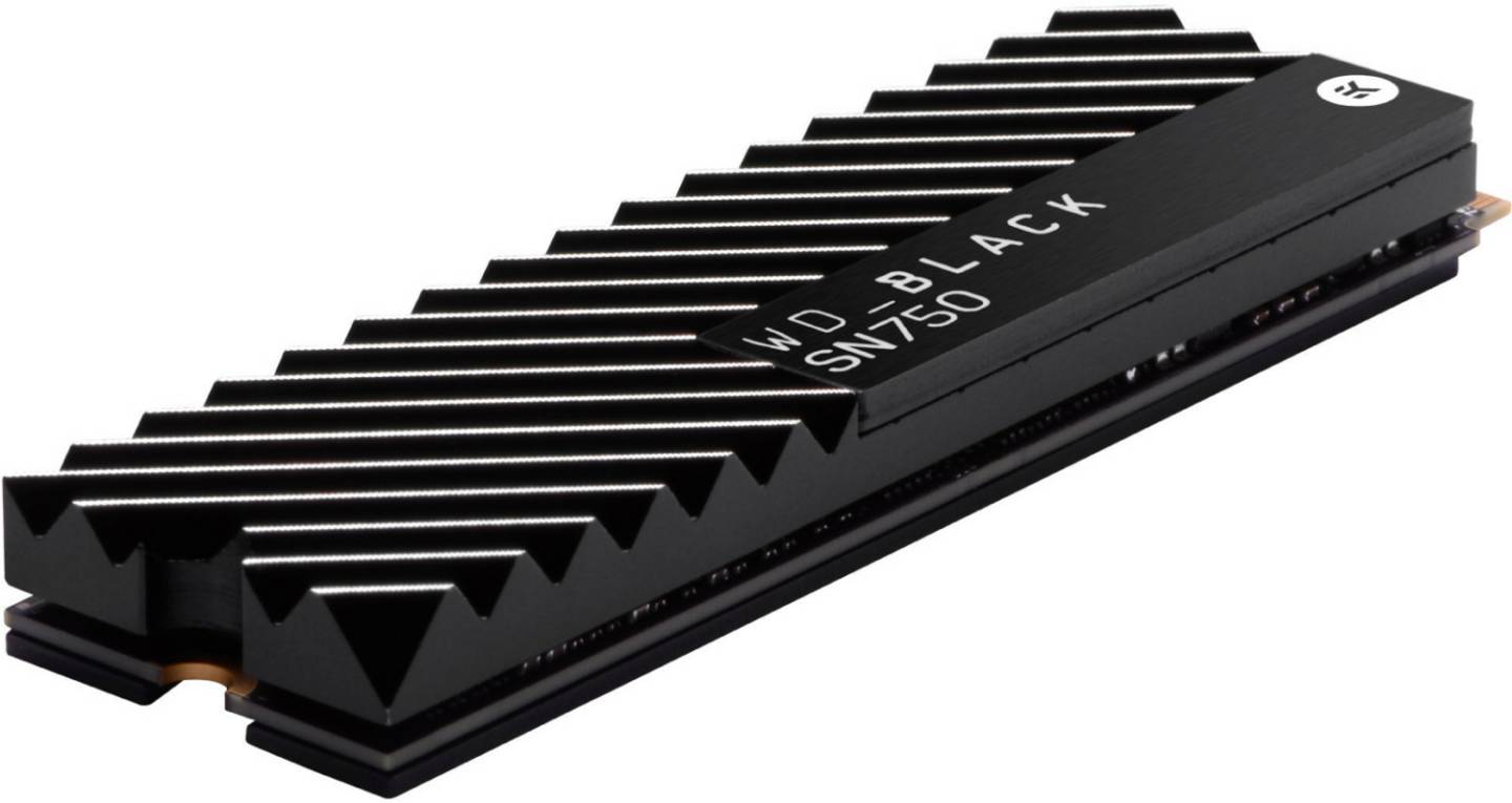 Laufwerke MediaMarkt Western Digital Black SN750 NVMe500GB Heatsink (WDS500G3XHC)