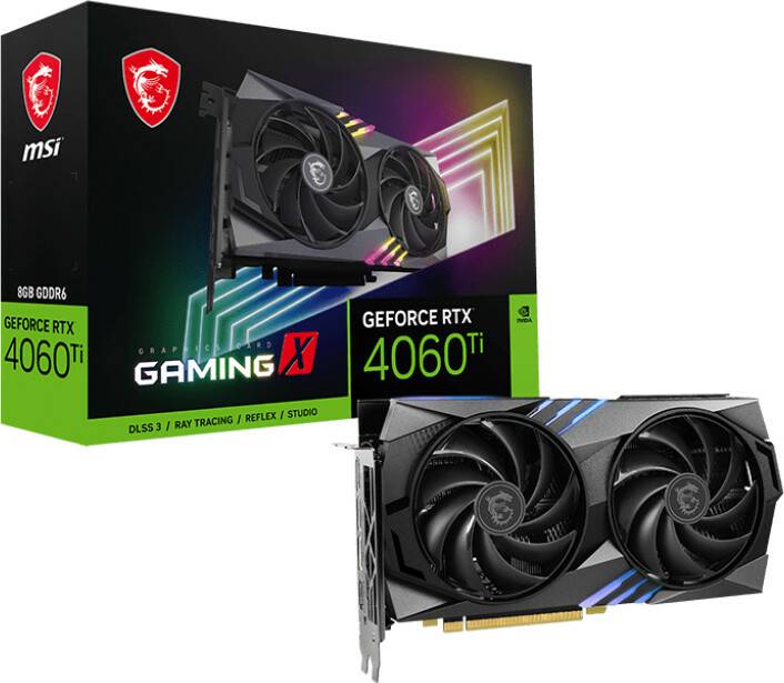 Grafikkarten MediaMarkt MSI GeForce RTX 4060 TiGAMING X 8G