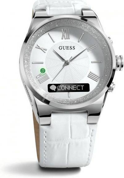 Guess Connect MediaMarkt Guess Connect43mm Silber & Weiß (C0002MC1)