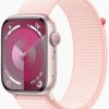 Apple Watch Series 9 MediaMarkt Apple Watch Series 9GPS 45mm Aluminium Rosé Sport Loop Hellrosa