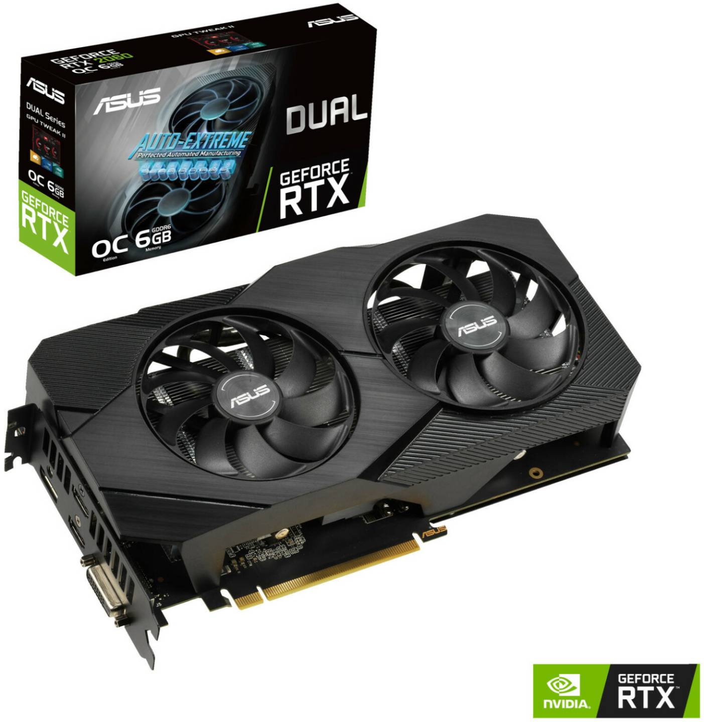 Grafikkarten MediaMarkt ASUS GeForce RTX2060DUAL-RTX2060-O6G-EVO (6GB)