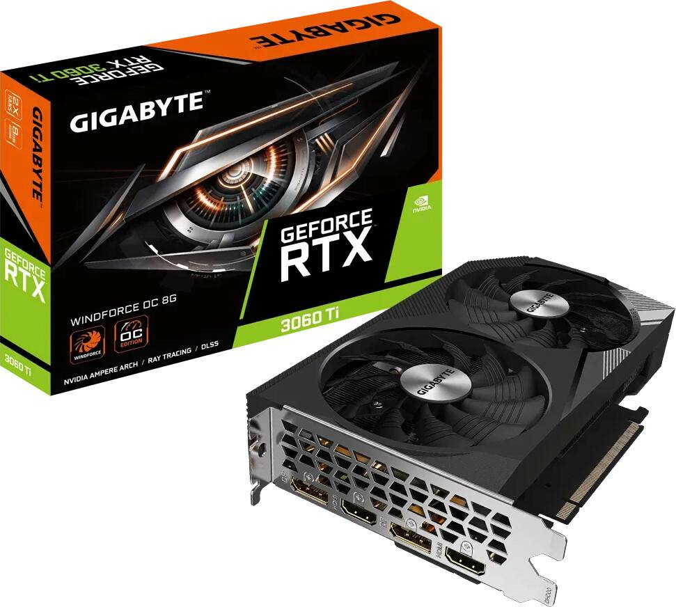 MediaMarkt GigaByte GeForce RTX 3060 TiWindforce OC 8G Grafikkarten