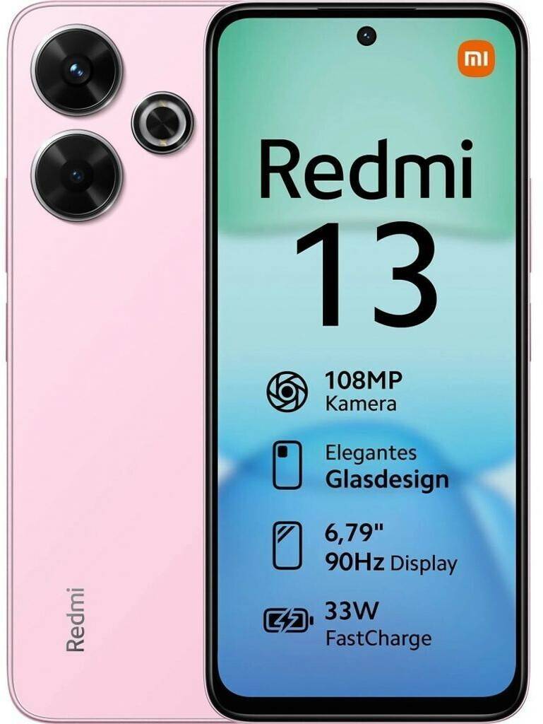 MediaMarkt Xiaomi Redmi 13256GB Pearl Pink Xiaomi Redmi 13