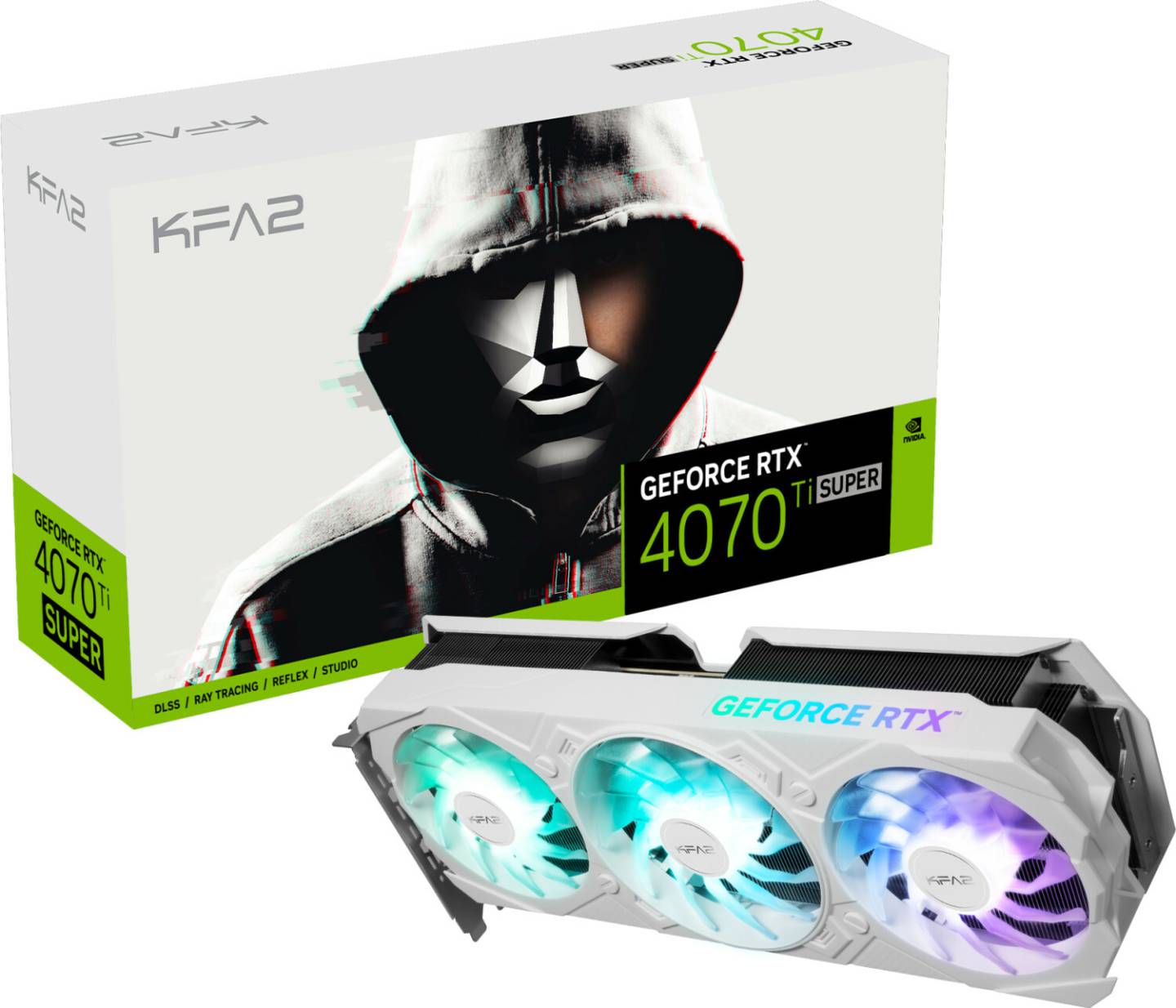 Grafikkarten MediaMarkt KFA² GeForce RTX 4070 Ti SuperEX Gamer White