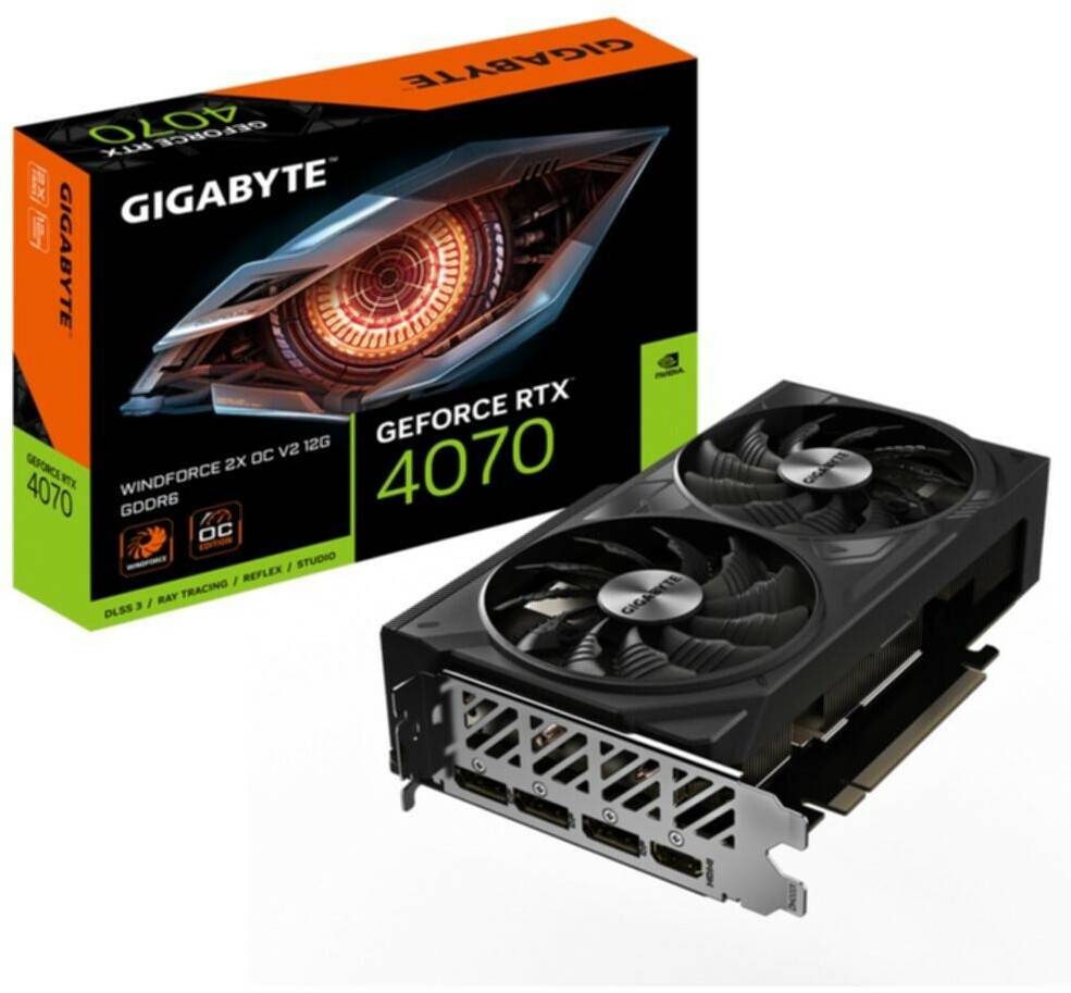 MediaMarkt GigaByte GeForce RTX 4070WINDFORCE 2X OC V2 12G Grafikkarten