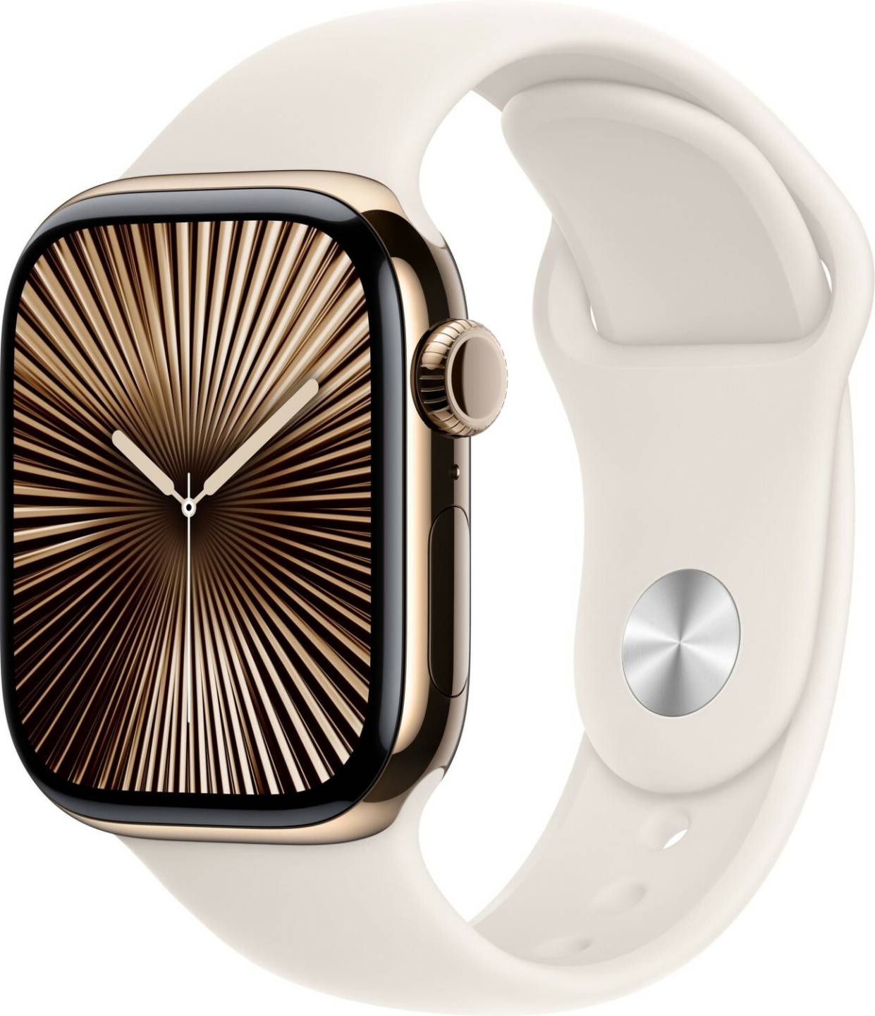 Apple Watch Series 10 MediaMarkt Apple Watch Series 104G 42mm Titan Gold Sportarmband Polarstern S/M