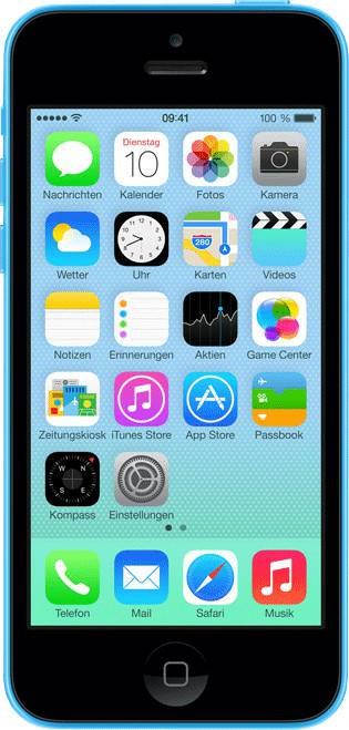 Apple iPhone 5C MediaMarkt Apple iPhone 5C16GB Blau