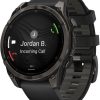 MediaMarkt Garmin fenix® 847mm AMOLED Schwarz/Titan Carbongrau Silikon-Armband Garmin fenix® 8