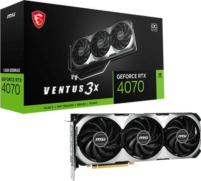 MediaMarkt MSI GeForce RTX 4070VENTUS 3X 12G OC Grafikkarten