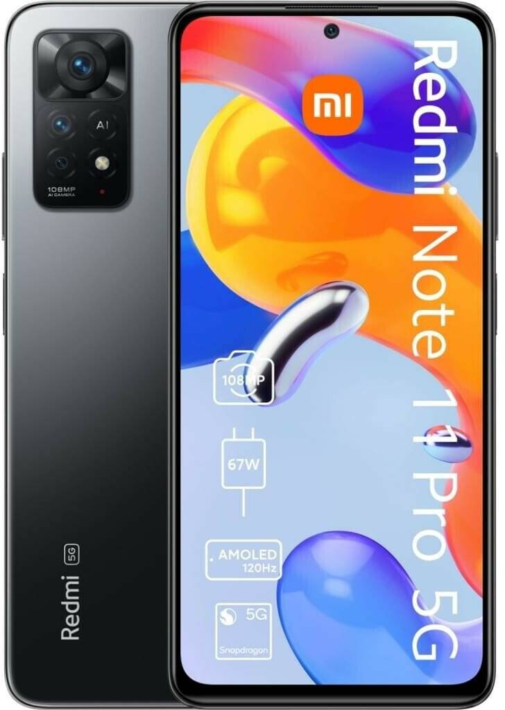 MediaMarkt Xiaomi Redmi Note 11 Pro 5G6/64GB Graphite Gray Xiaomi Redmi Note 11 Pro 5G