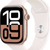 MediaMarkt Apple Watch Series 104G 46mm Aluminium Roségold Sportarmband Blassrosa S/M Apple Watch Series 10