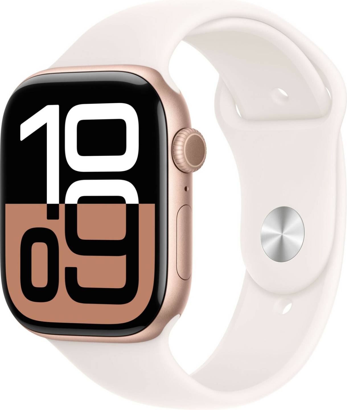 MediaMarkt Apple Watch Series 104G 46mm Aluminium Roségold Sportarmband Blassrosa S/M Apple Watch Series 10