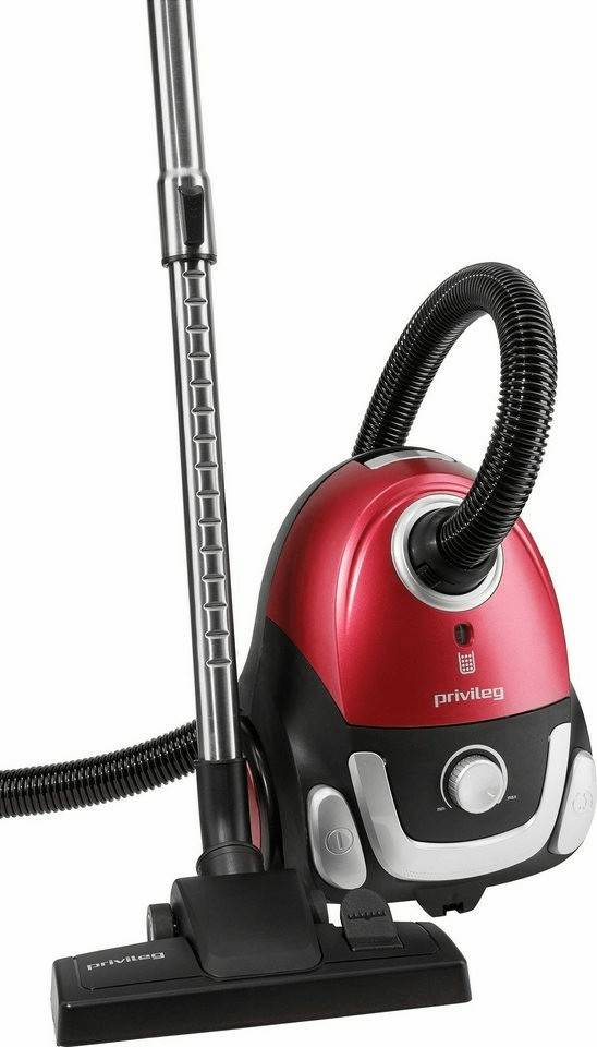 Staubsauger MediaMarkt Privileg Bodenstaubsauger 700 watt rot